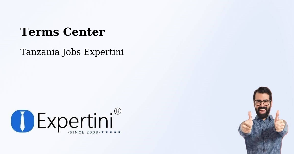 Terms of Service – Ilula - Tanzania Jobs Expertini
